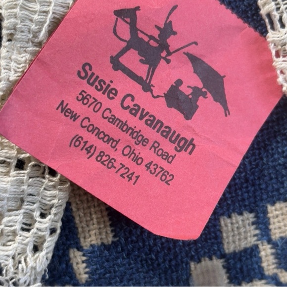 Vintage Large Handmade Cat Tapestry Pillow Door Stop Accent Pillow Cushion - Picture 3 of 4